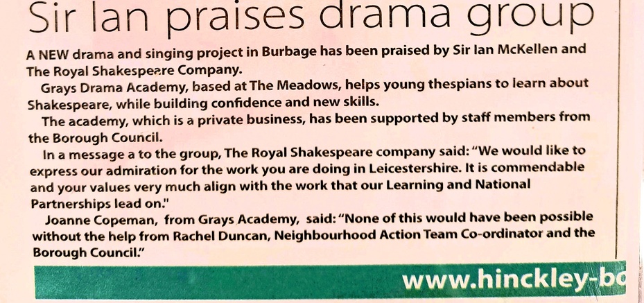 Borough Bulletin Article